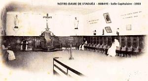 STAOUELI - ABBAYE DE N.D. DE STAOUELI - SALLE CAPITULAIRE - 1903